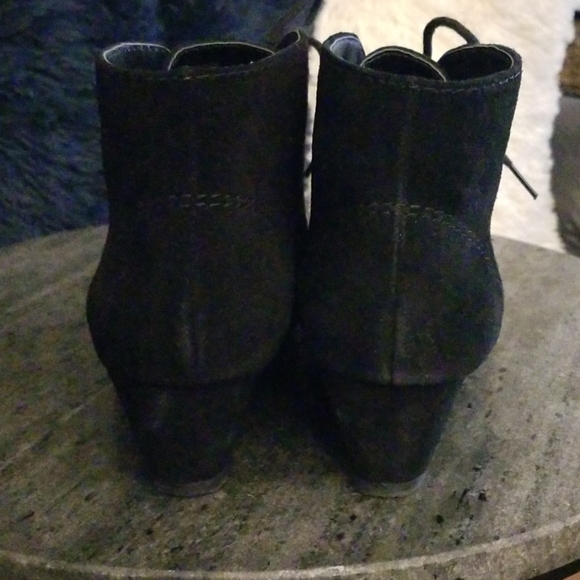 Nine West Suede Wedge Bootie - Picture 3 of 6